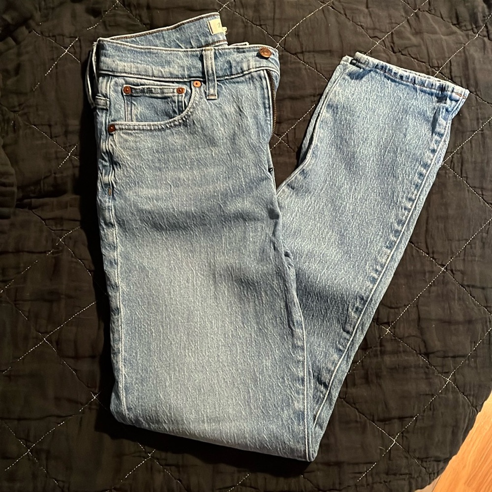 Madewell 28 Tall Perfect Vintage Jean in Banner Wash